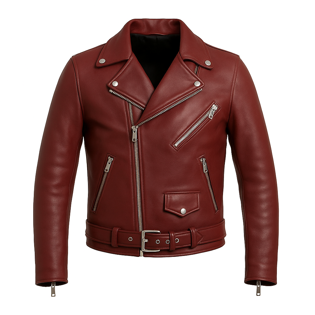 Bronco Blaze Man's Motorcycle Leather Jacket