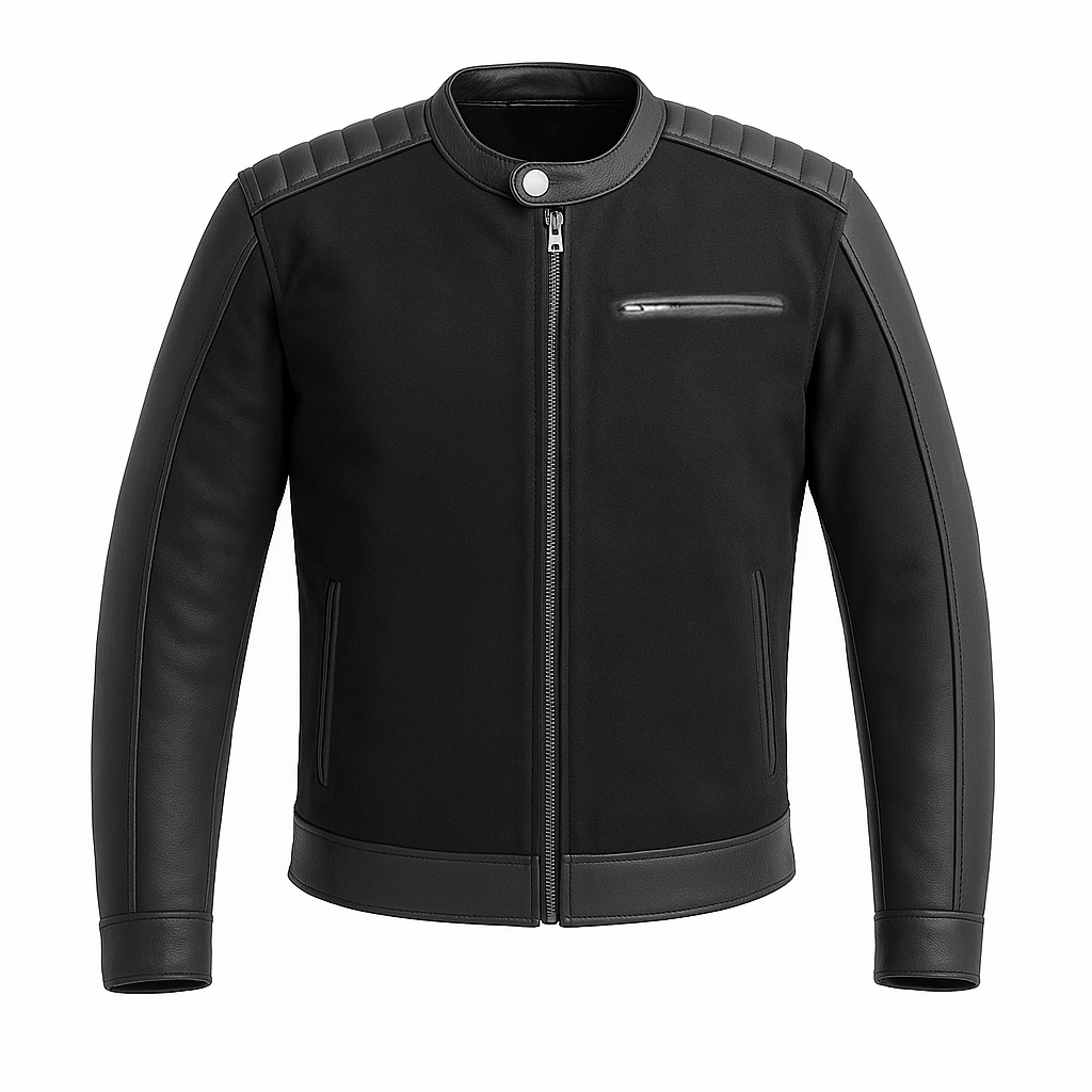 Blackout Prime Man's Motorcycle Leather jacket
