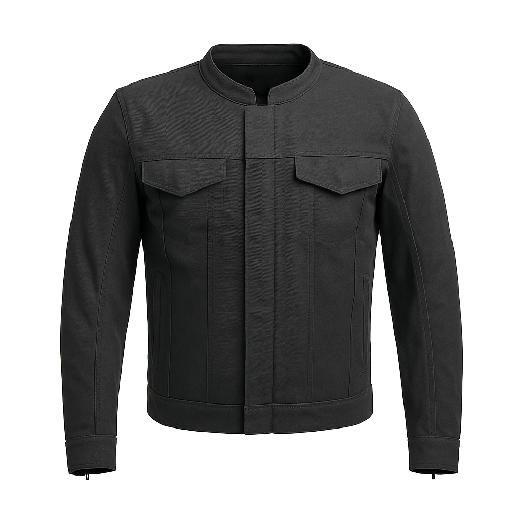 Shadowfield Man's Motorcycle Twill Jacket