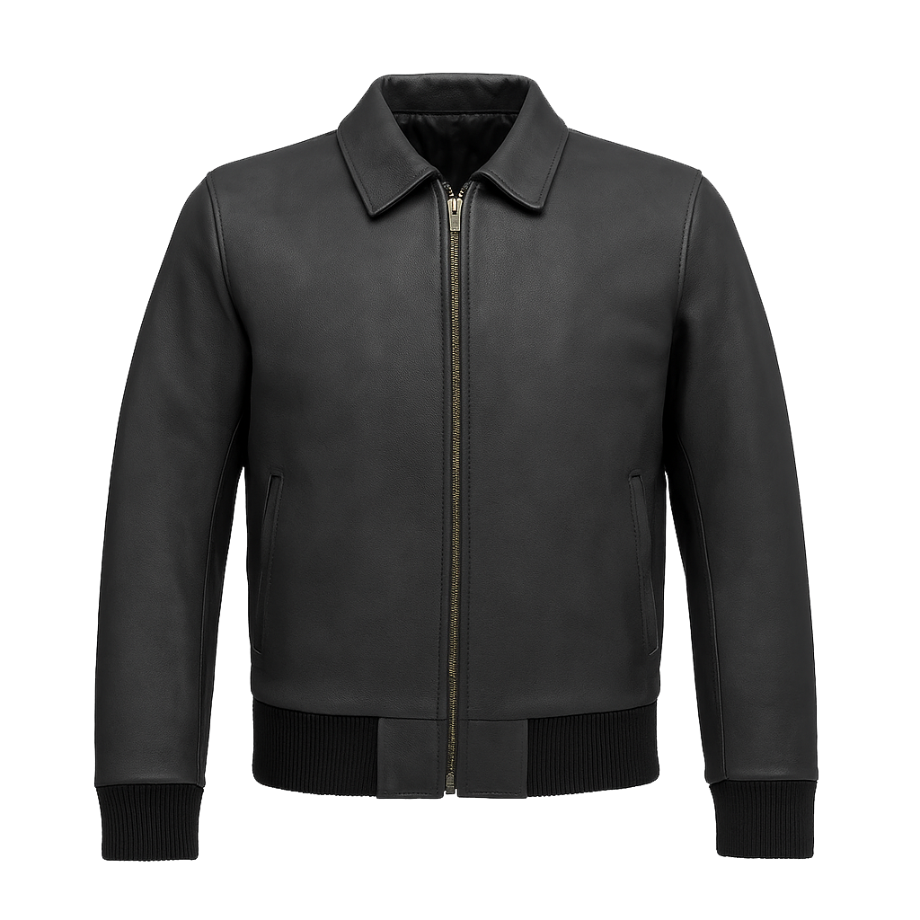 The Heritage Bomber Man's Motorcycle Leather Jacket