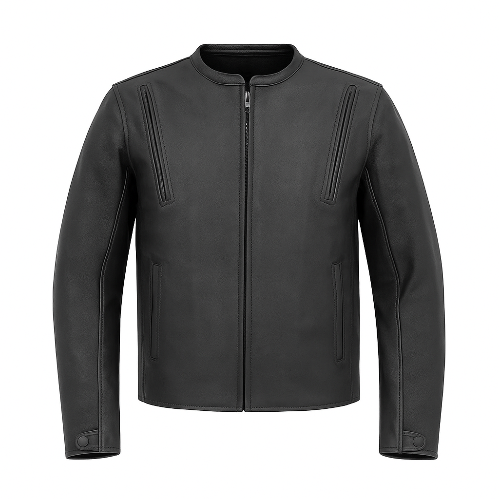 Nightshade Edge Man's Motorcycle Leather Jacket