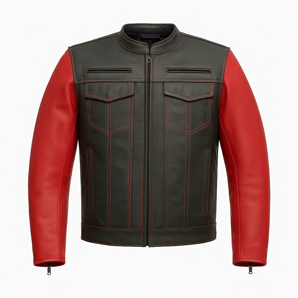 Inferno Edge Man's Moto Leather Jacket