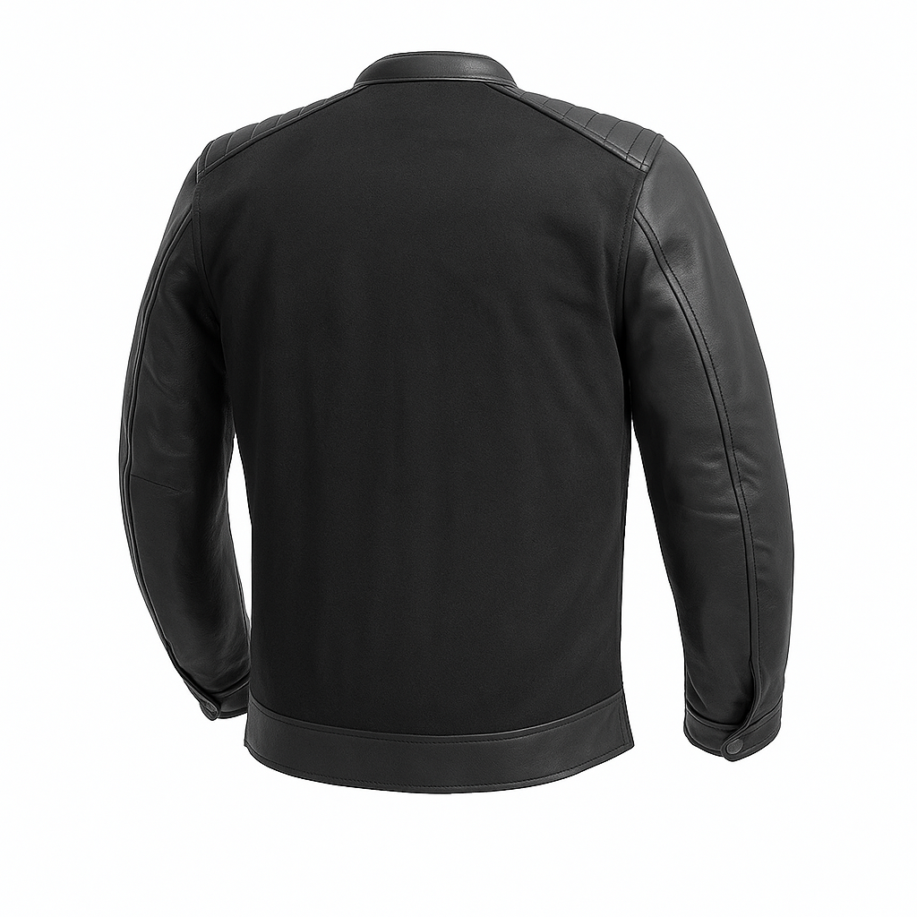 Blackout Prime Man's Motorcycle Leather jacket