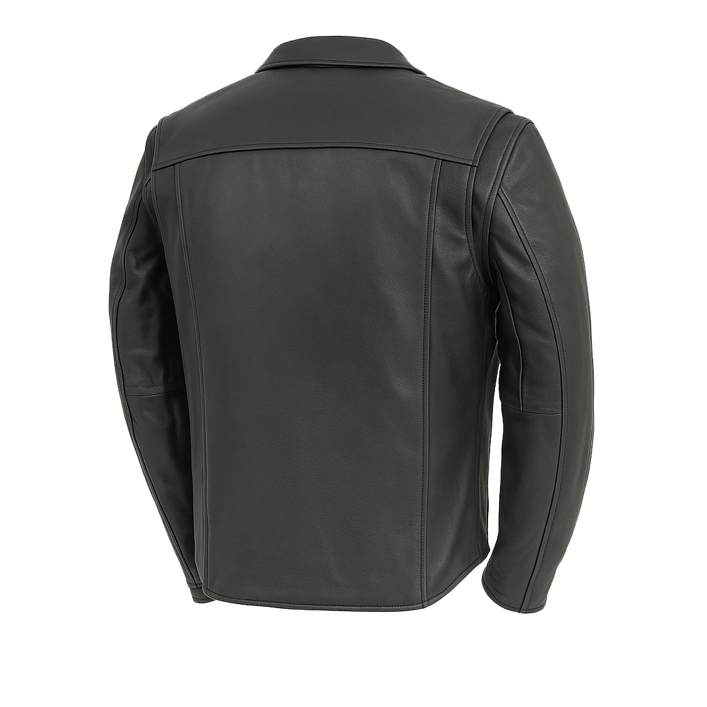 Nightshade Edge Man's Motorcycle Leather Jacket