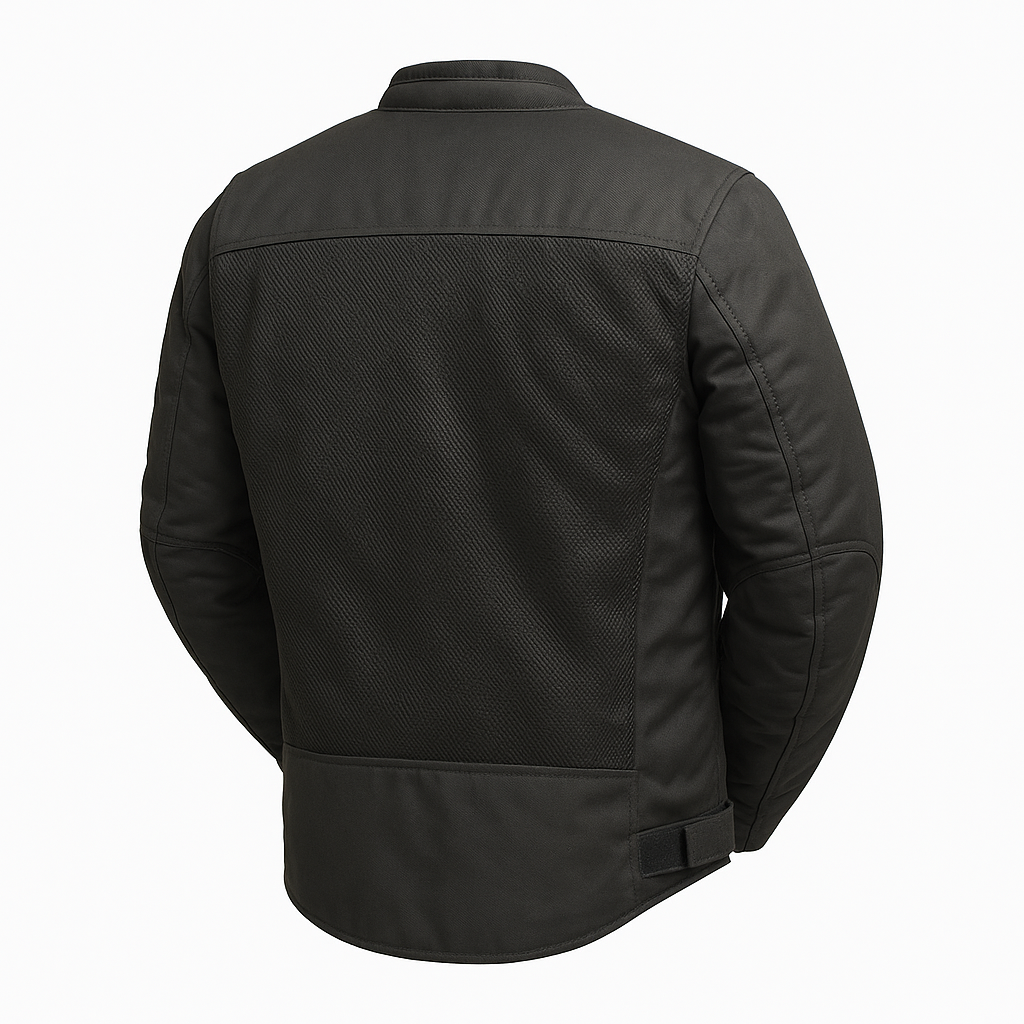 Velocity Black Man's Motorcycle Textile Jacket