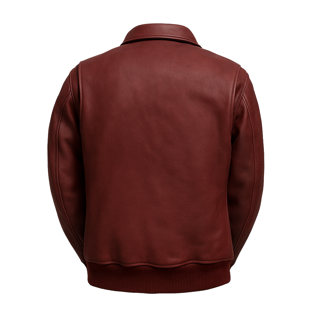 The Heritage Bomber Man's Motorcycle Leather Jacket