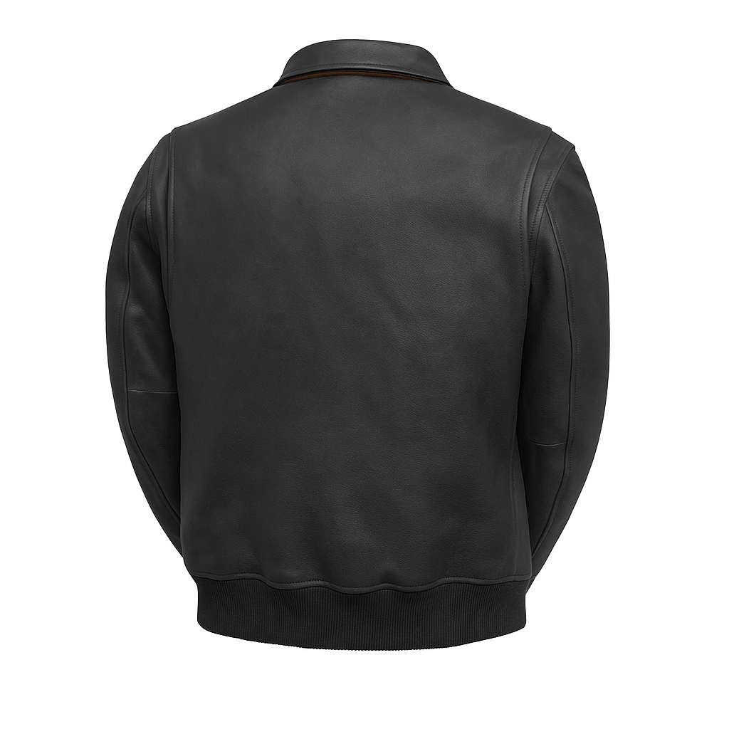 The Heritage Bomber Man's Motorcycle Leather Jacket