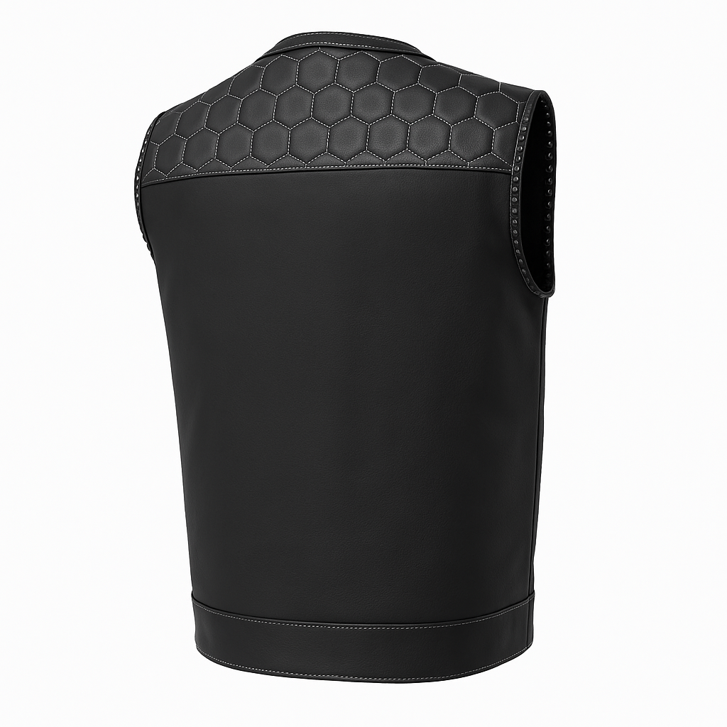 Viper - Men's Club Style Leather Vest