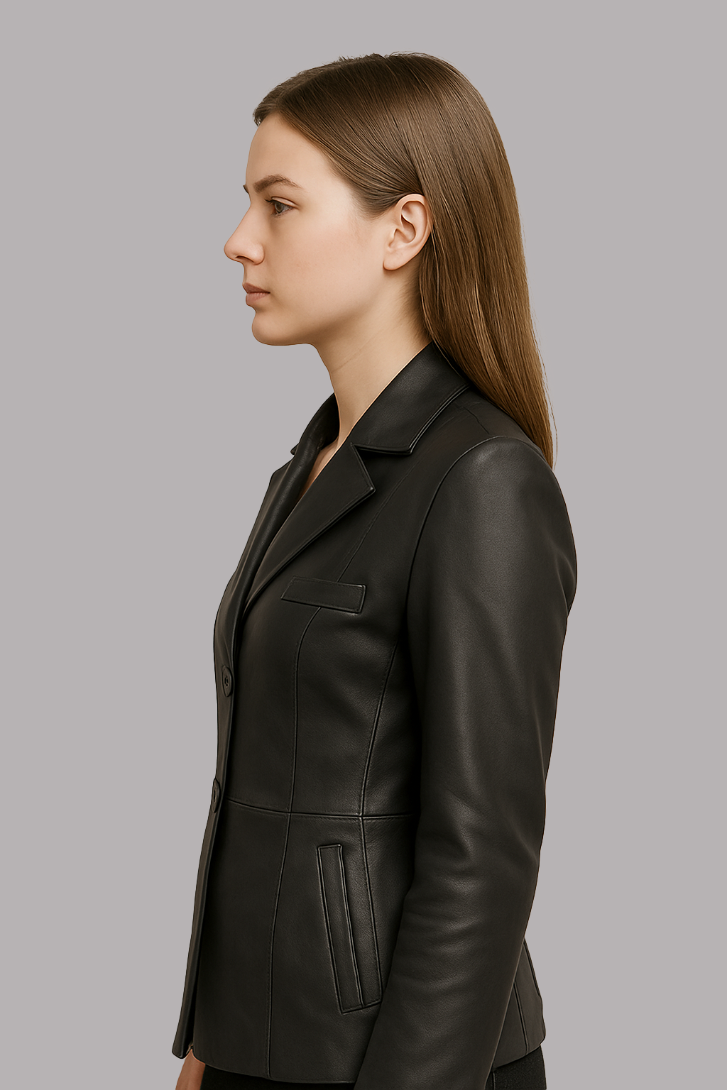 Noor Haven Lambskin Leather jacket