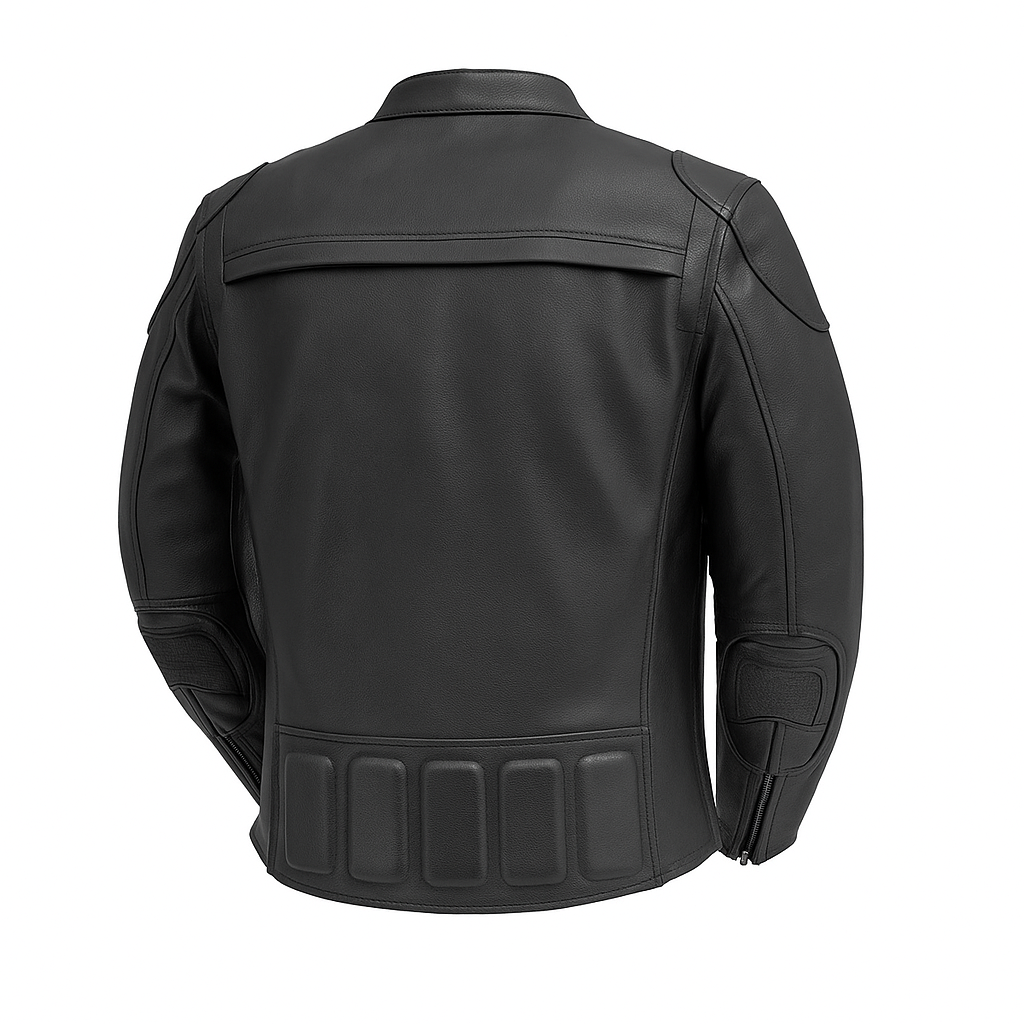 Vanguard Moto Man's Motorcycle Leather Jacket
