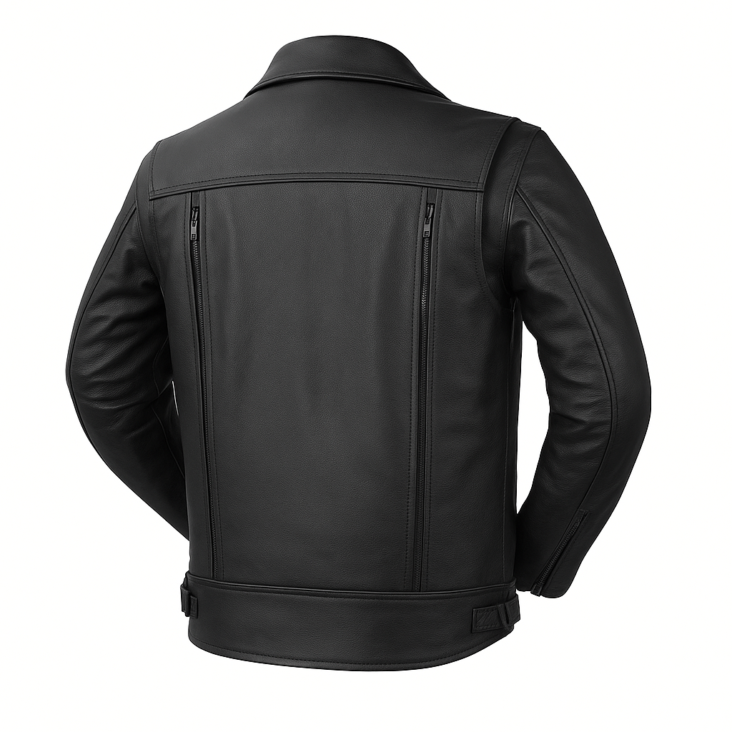 Rider's Creed Man's Motorcycle Leather Jacket