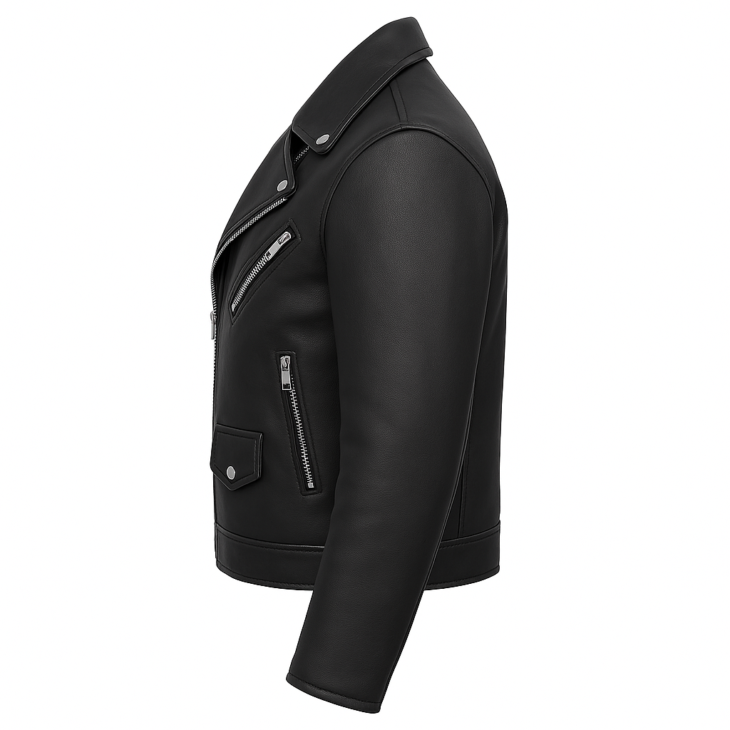 Midnight Moto Men's Motorcycle Leather Jacket