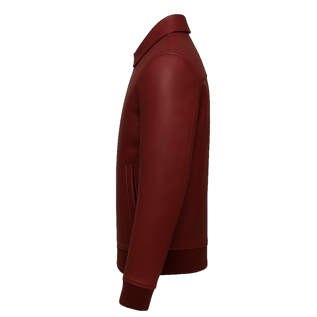 The Heritage Bomber Man's Motorcycle Leather Jacket