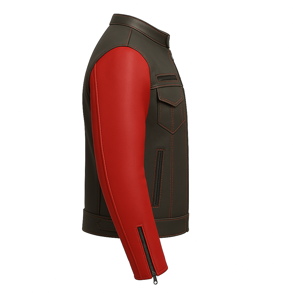 Inferno Edge Man's Moto Leather Jacket