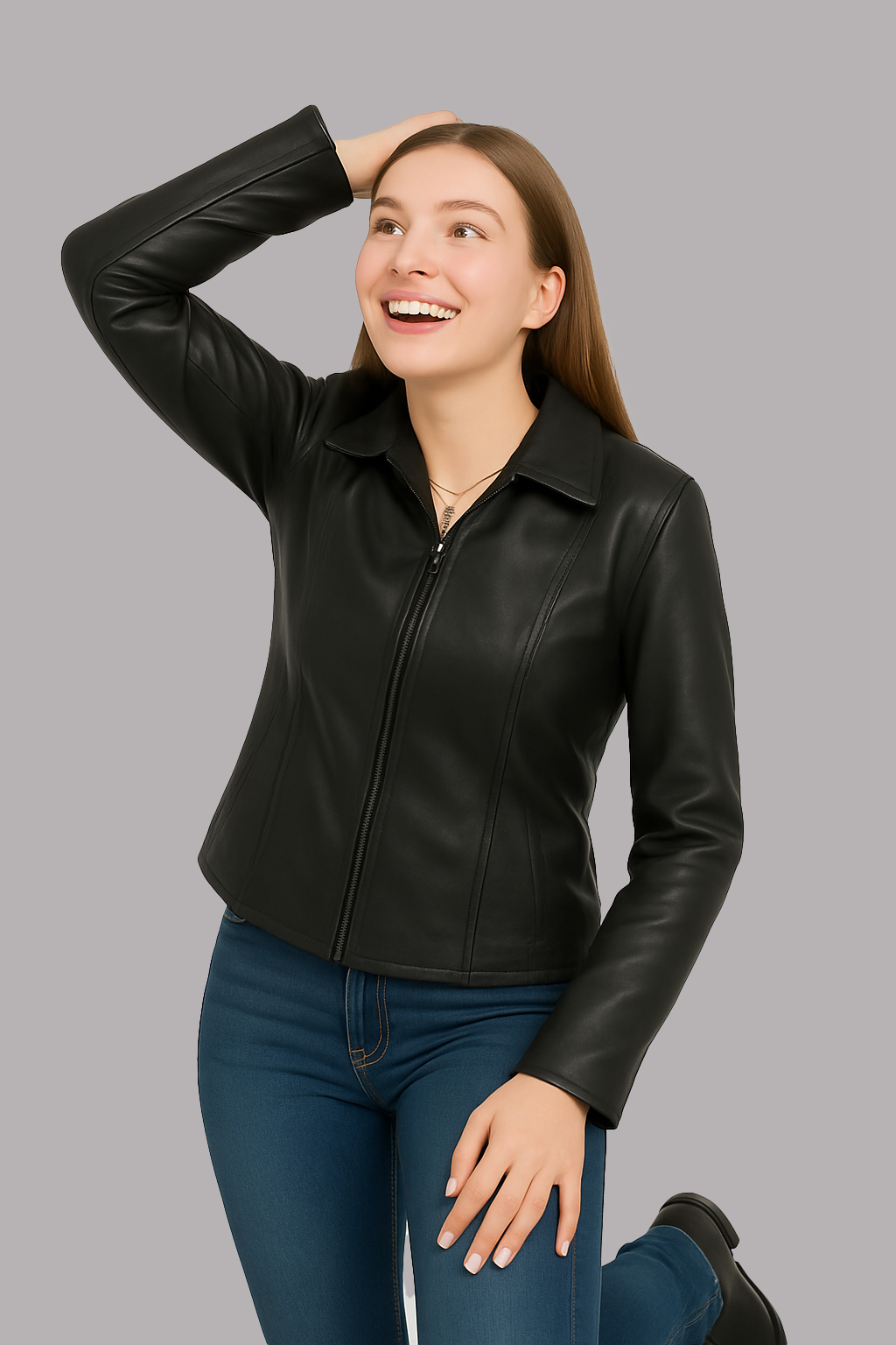 Lyric Fuse Women's Fashion Leather Jacket