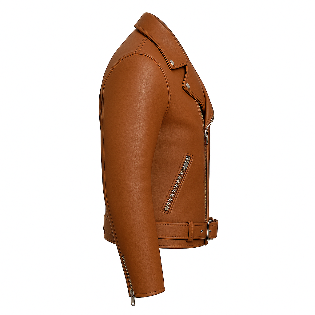 Bronco Blaze Man's Motorcycle Leather Jacket
