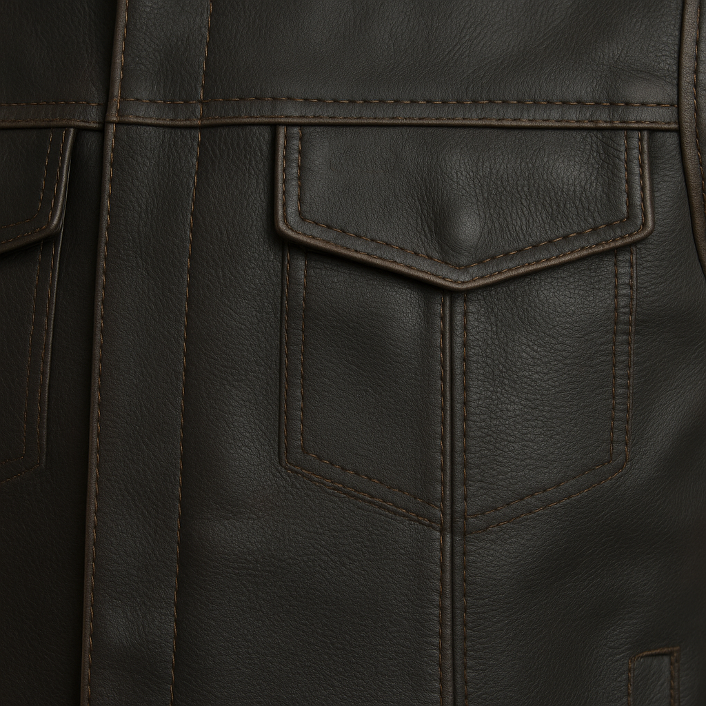 Duskrunner - Men's Motorcycle Leather Vest
