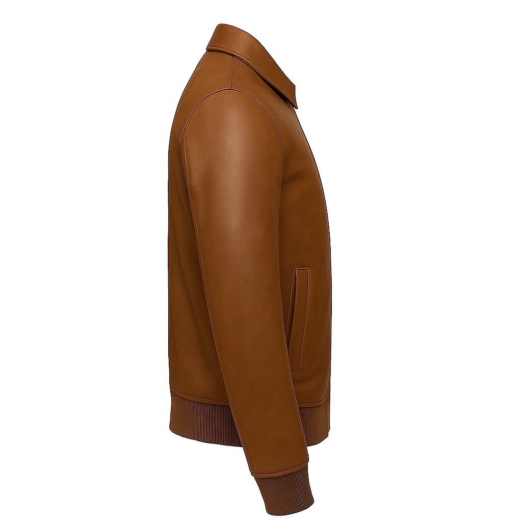The Heritage Bomber Man's Motorcycle Leather Jacket
