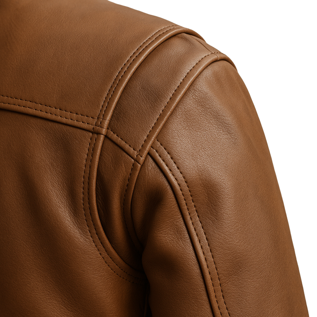 The Heritage Bomber Man's Motorcycle Leather Jacket