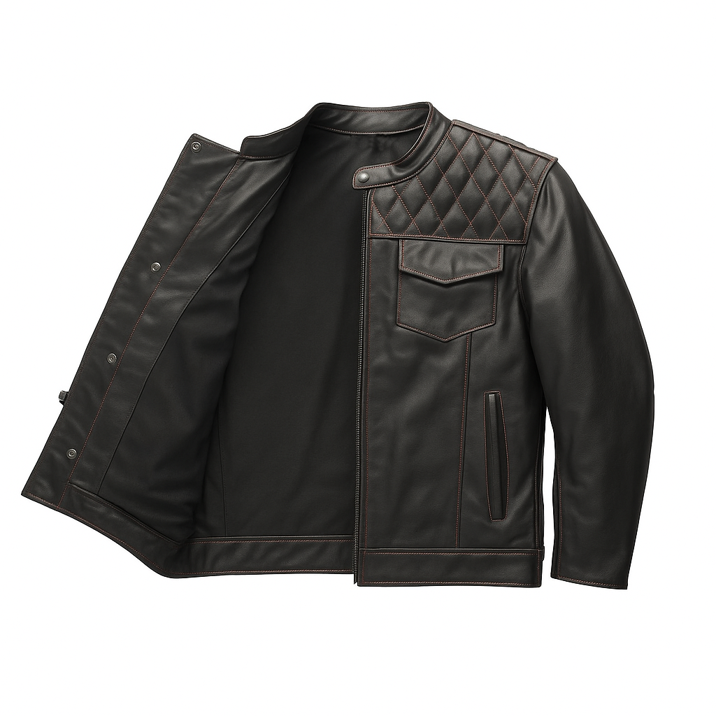 Ember Guard Men's Motorcycle leather jacket