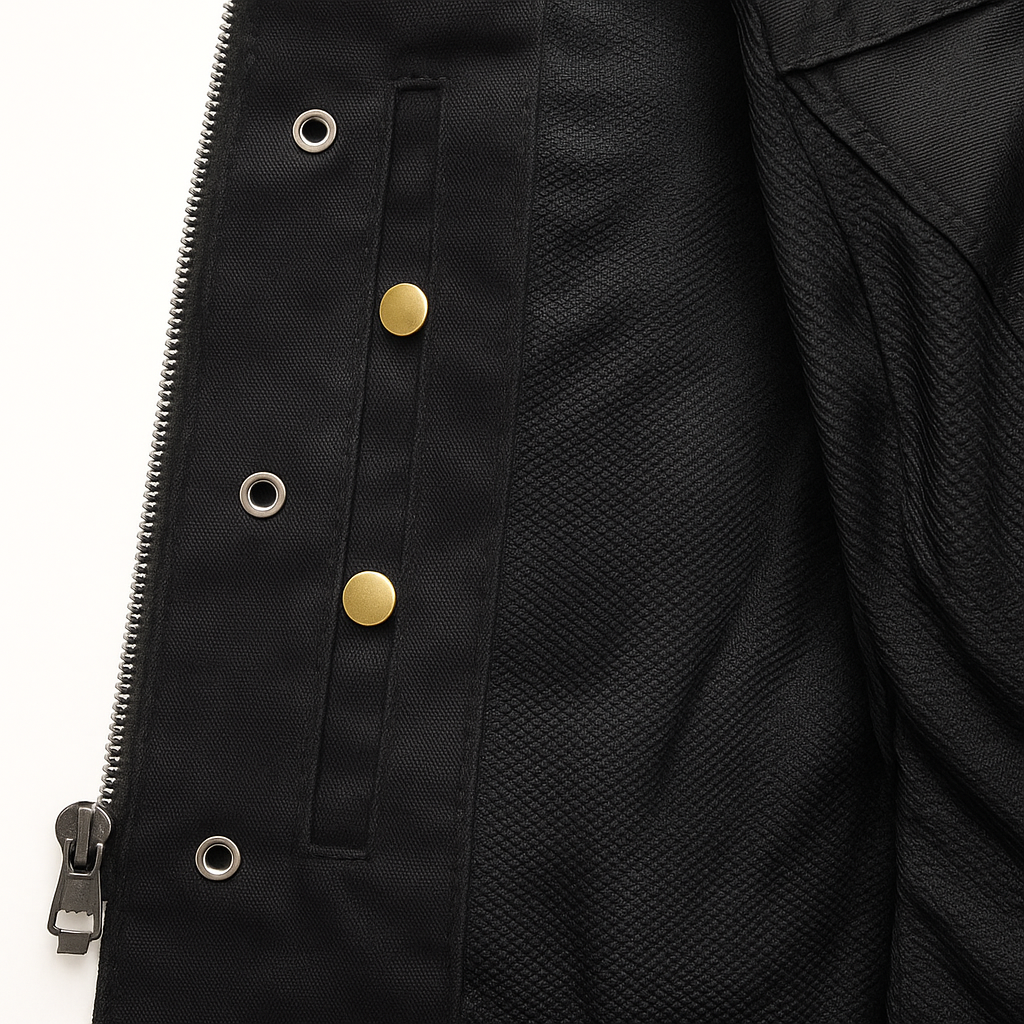 Shadowfield Man's Motorcycle Twill Jacket
