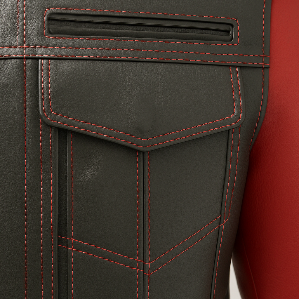 Inferno Edge Man's Moto Leather Jacket