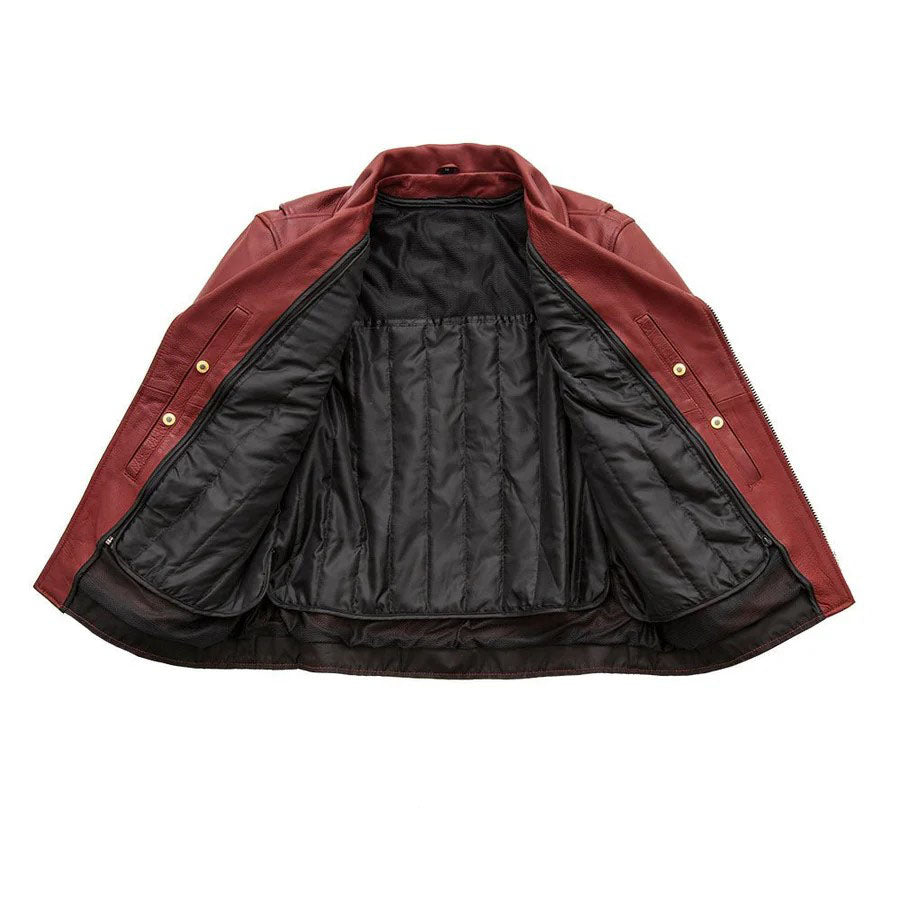 Bronco Blaze Man's Motorcycle Leather Jacket