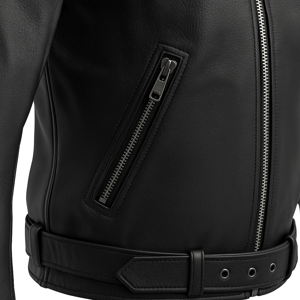 Bronco Blaze Man's Motorcycle Leather Jacket