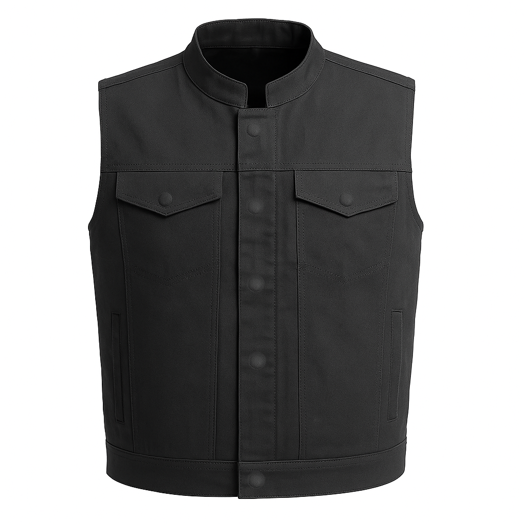 Raven Guard – Men's Motorcycle Twill Vest