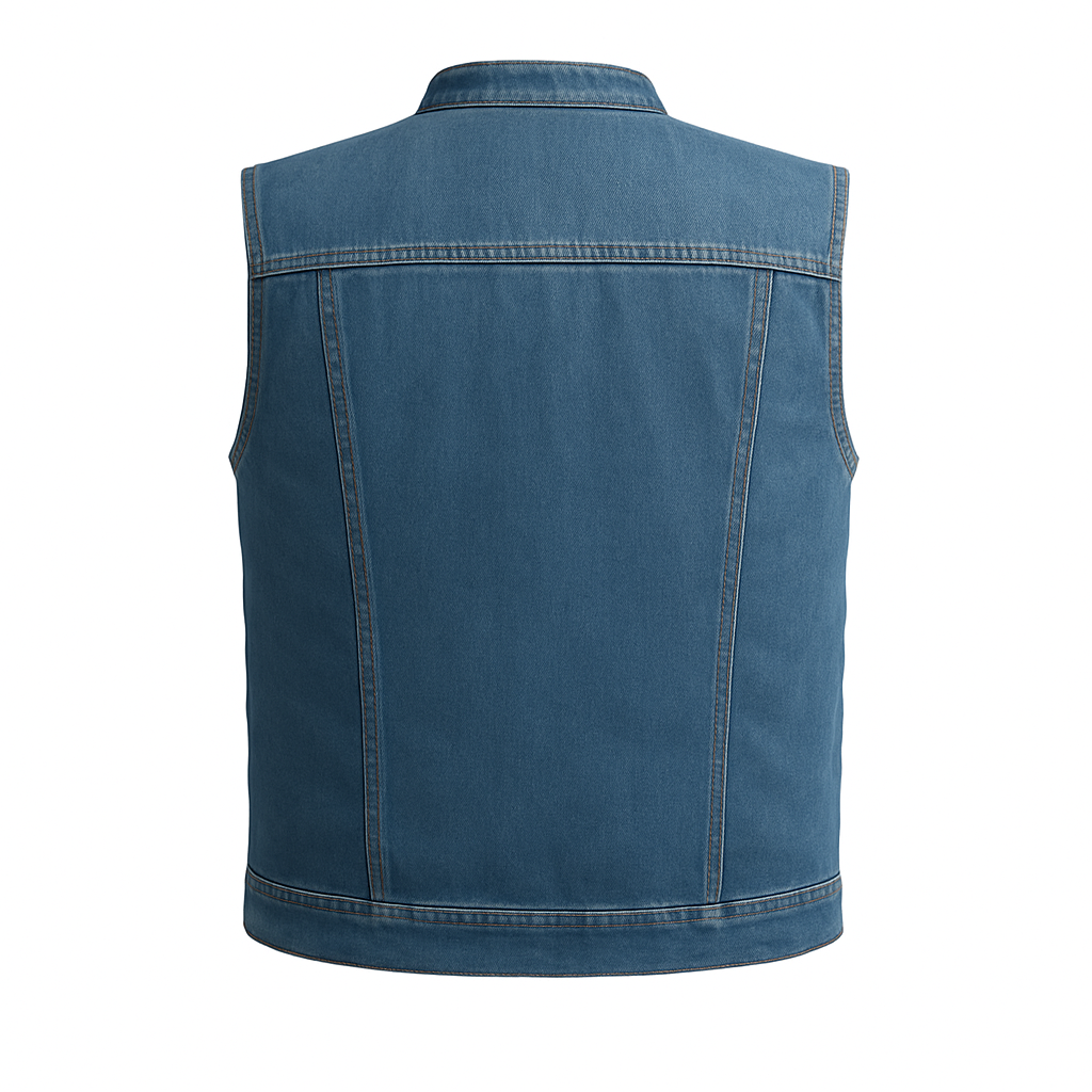 Maverick - Men's Motorcycle Denim Vest