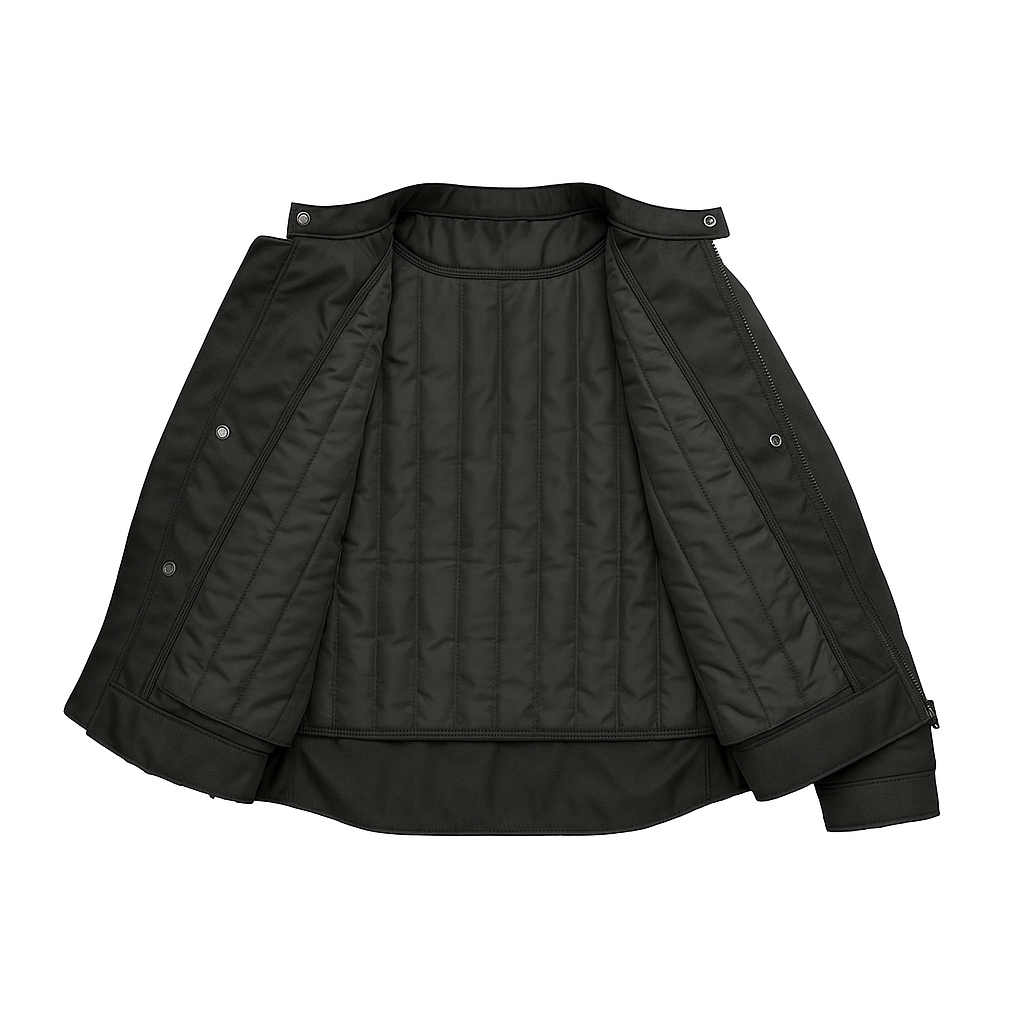 Velocity Black Man's Motorcycle Textile Jacket