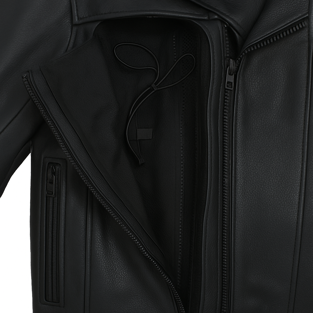 Rider's Creed Man's Motorcycle Leather Jacket