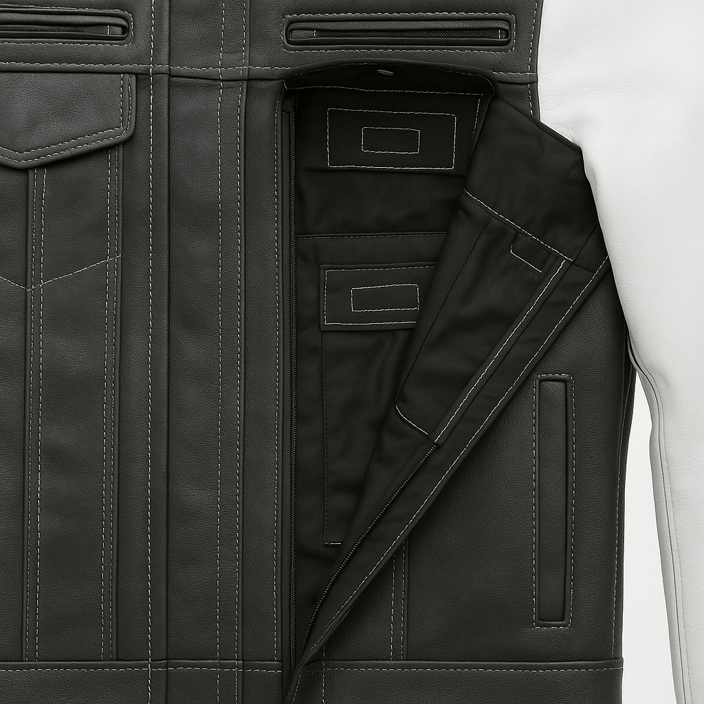 Inferno Edge Man's Moto Leather Jacket