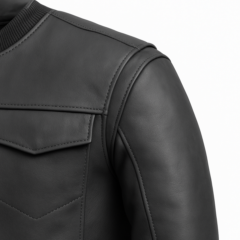 Coalheart Classic Man's Moto Leather Jacket
