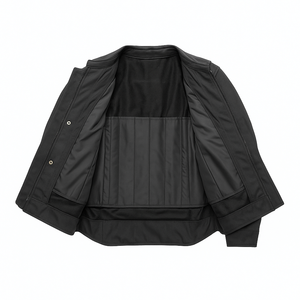 Nightshade Edge Man's Motorcycle Leather Jacket
