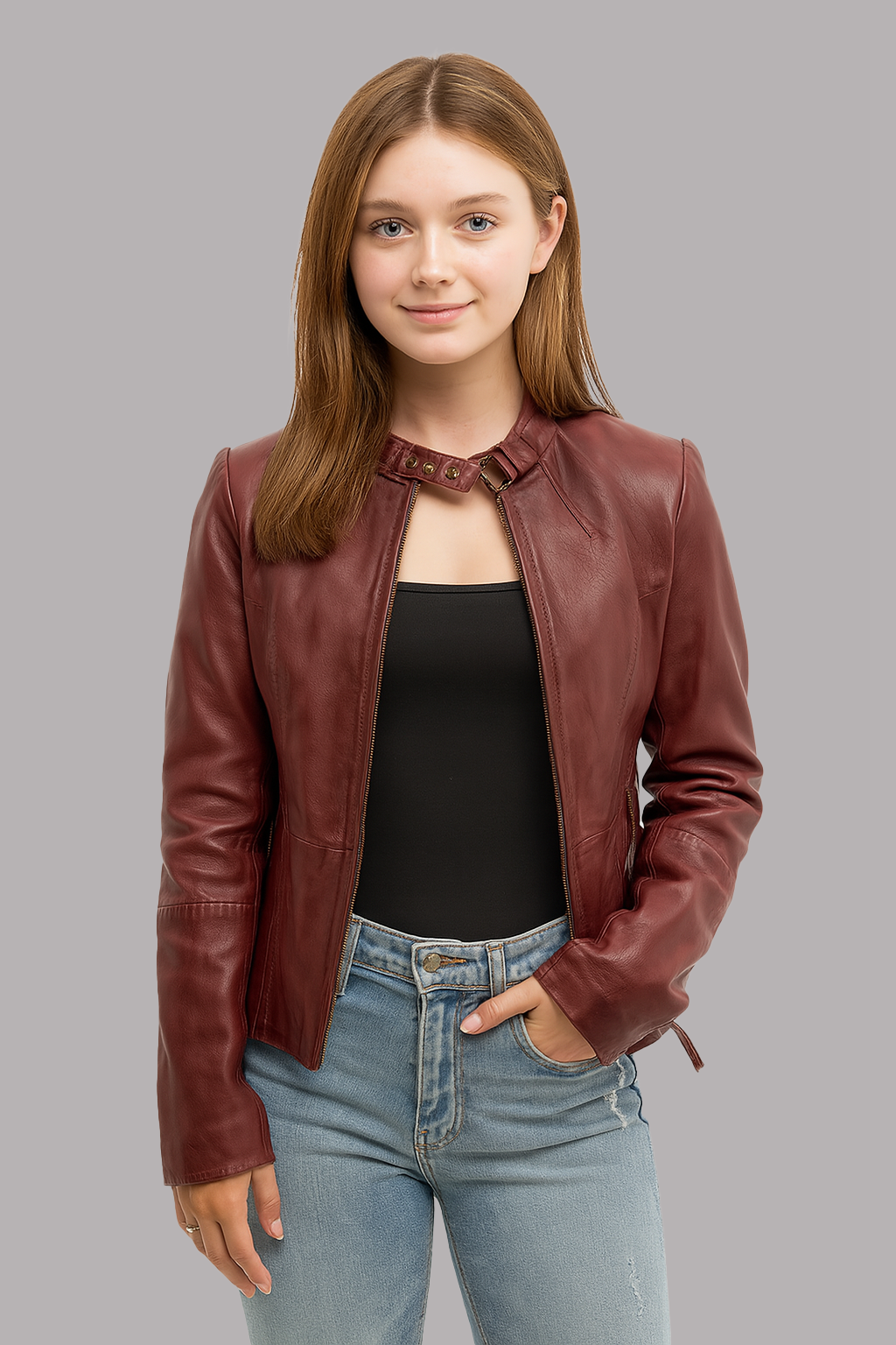 Roxi Flame Fashion Leather Jacket