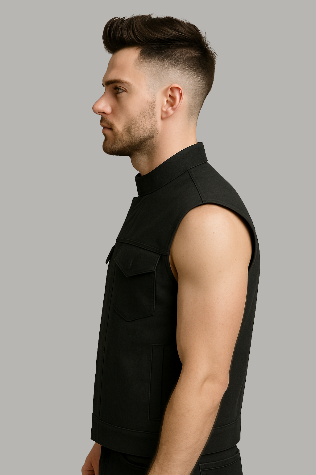 Raven Guard – Men's Motorcycle Twill Vest