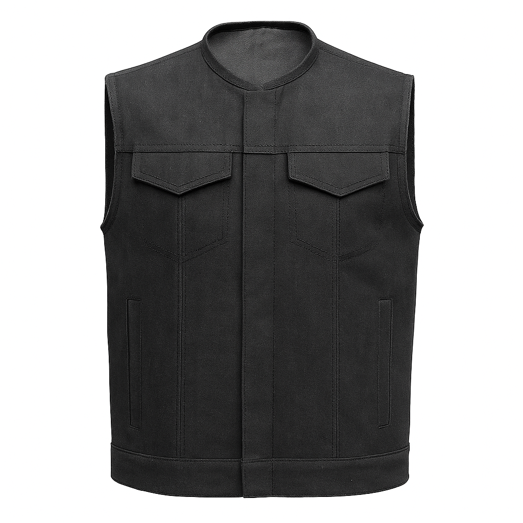 Drayven - Men's Motorcycle Denim Vest