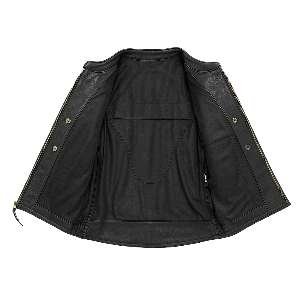 Midnight Vault Man's Motorcycle leather jacket