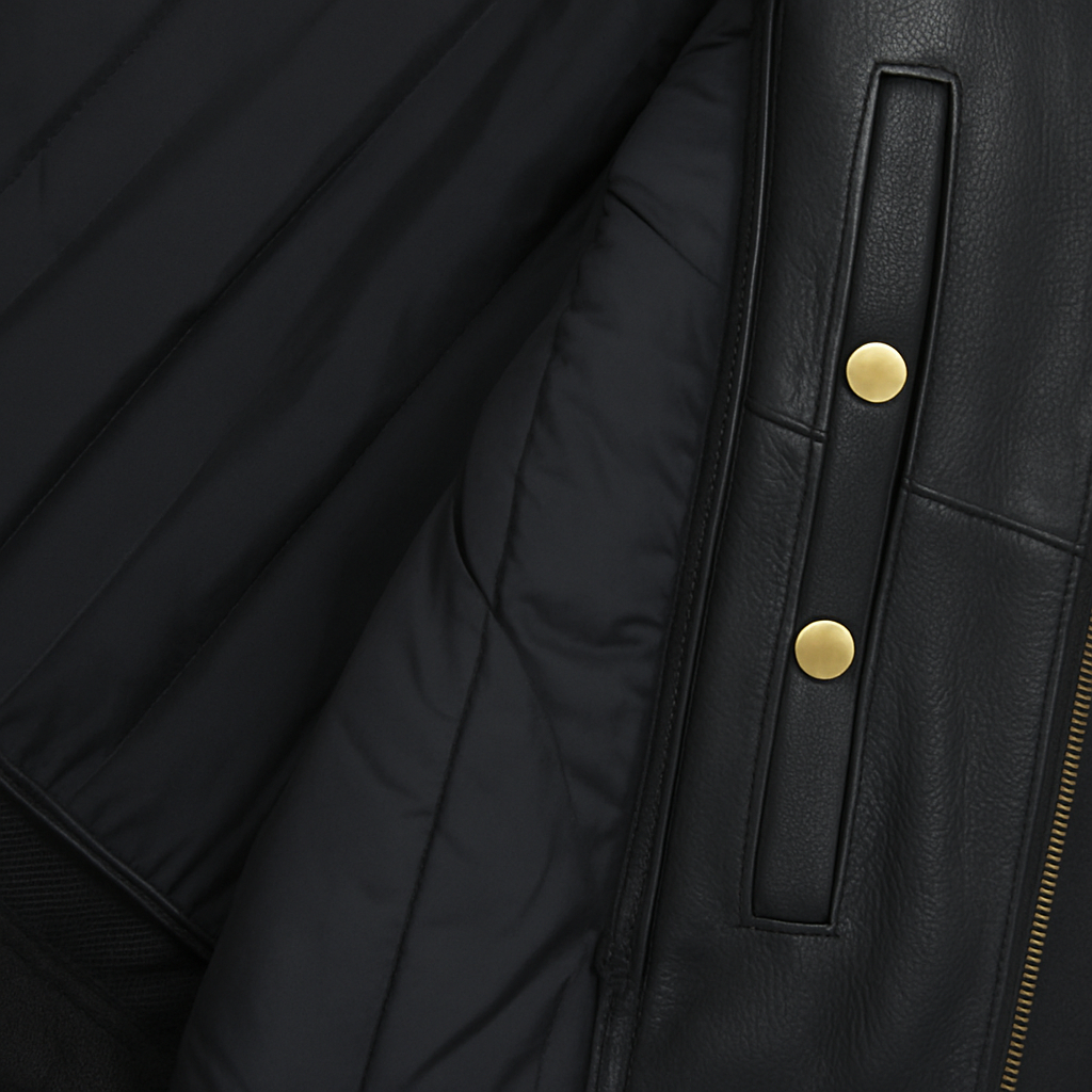 Rider's Creed Man's Motorcycle Leather Jacket