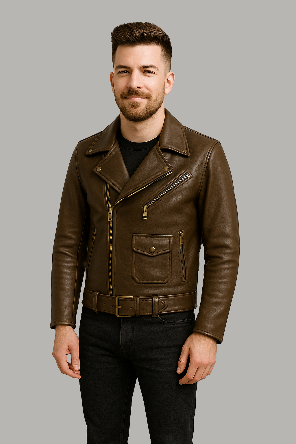 Ironhide Rebel – Men's Motorcycle Leather Jacket
