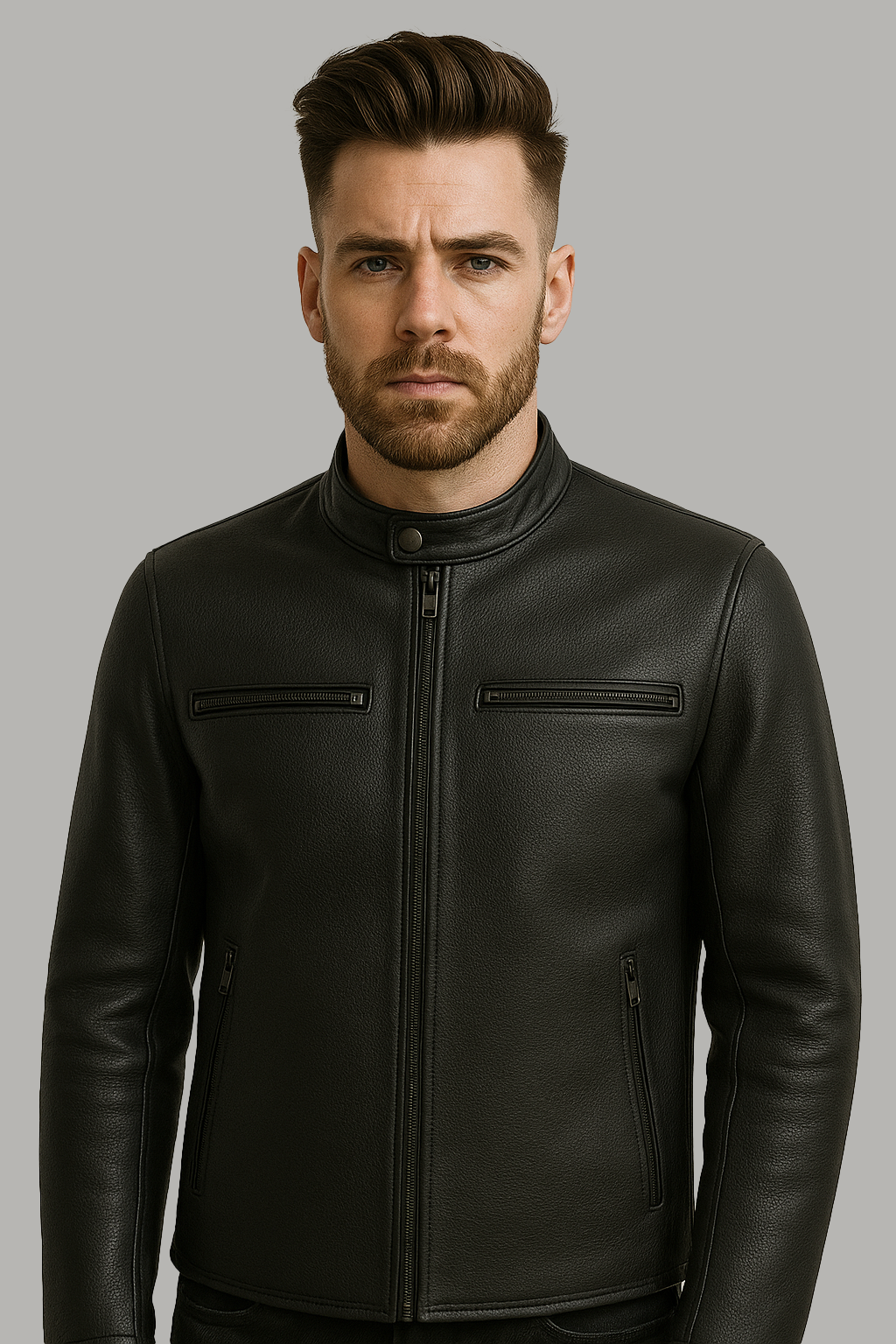 AeroRider Man's Moto Leather Jacket