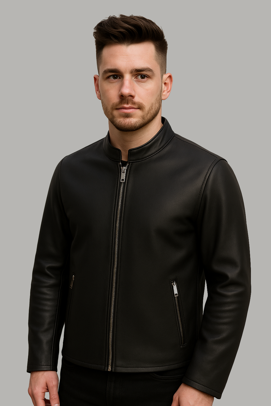 Cruze-X Man's Moto Leather Jacket