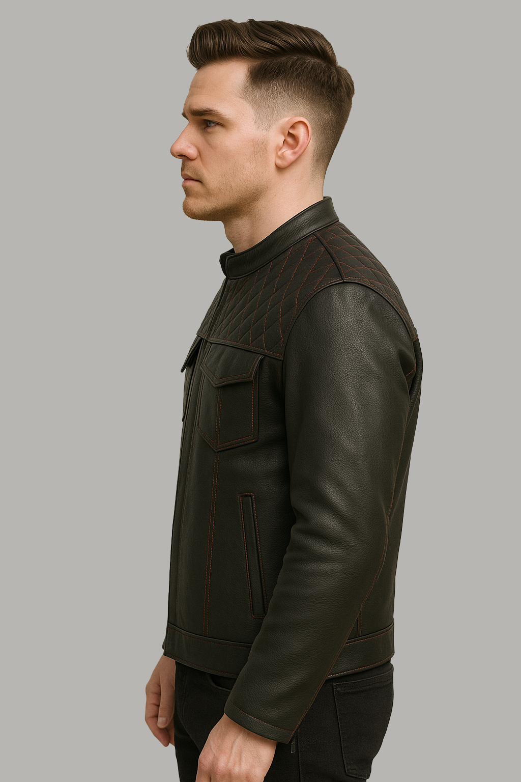 Ember Guard Men's Motorcycle leather jacket
