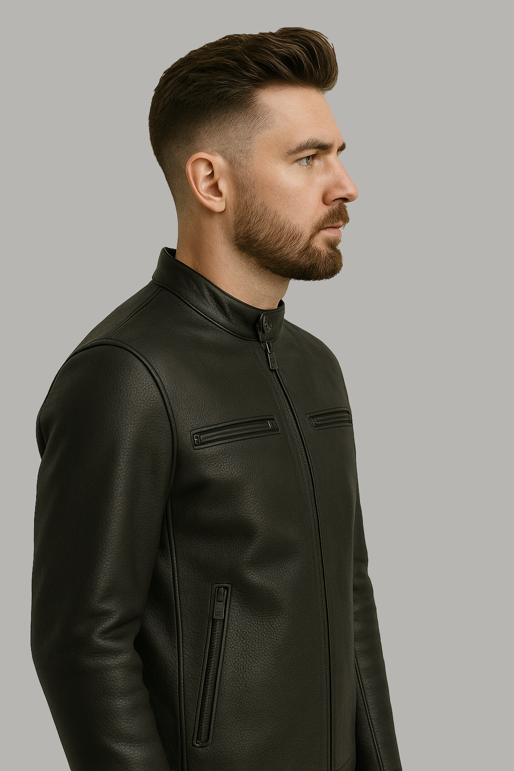 AeroRider Man's Moto Leather Jacket