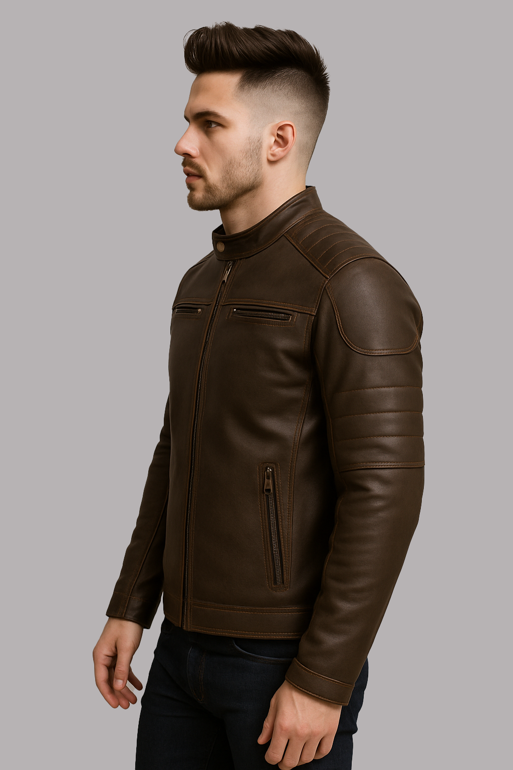 Canyon Rider Man's Motorcycle Leather Jacket