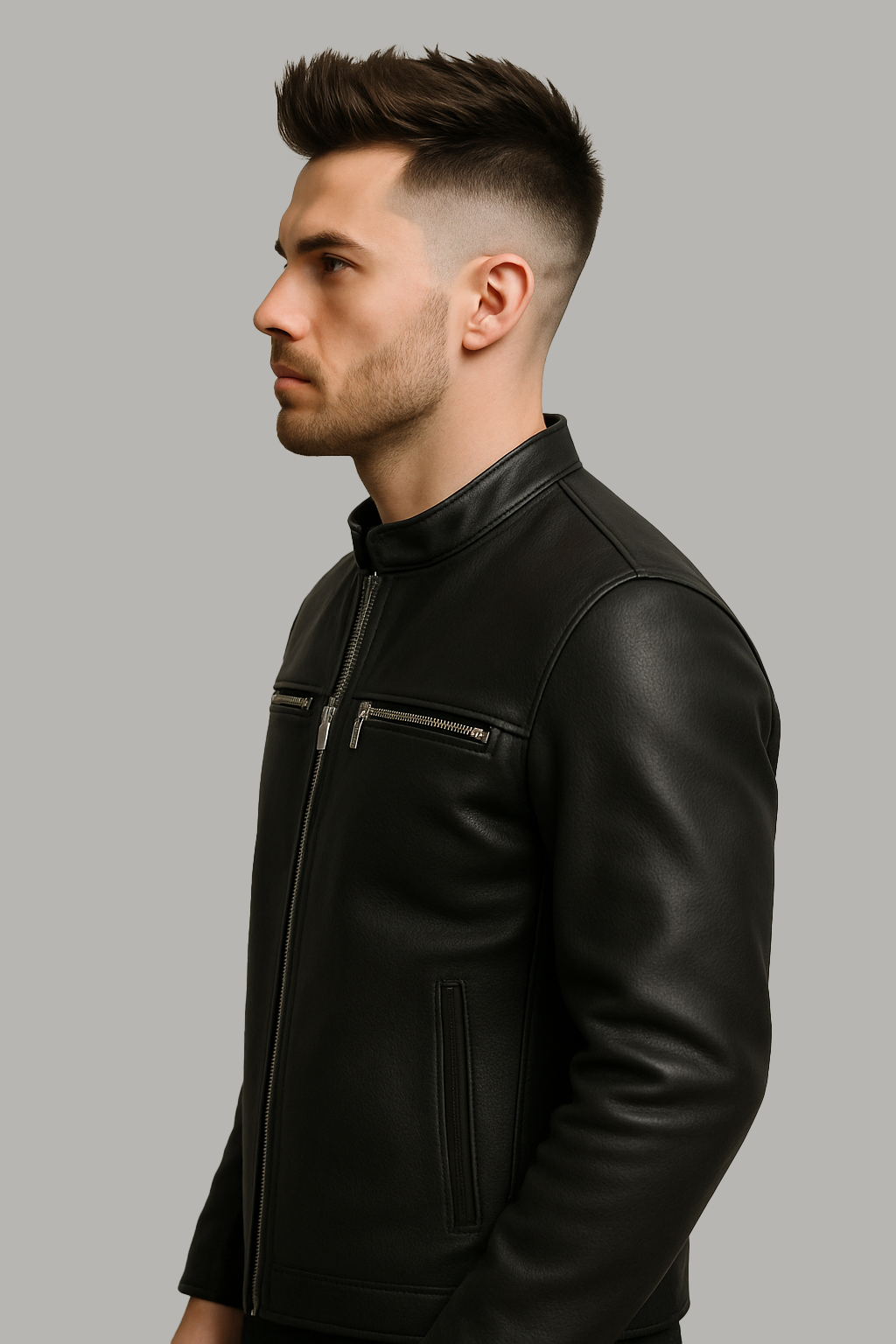 Jetstream Man's Motorcycle Leather Jacket
