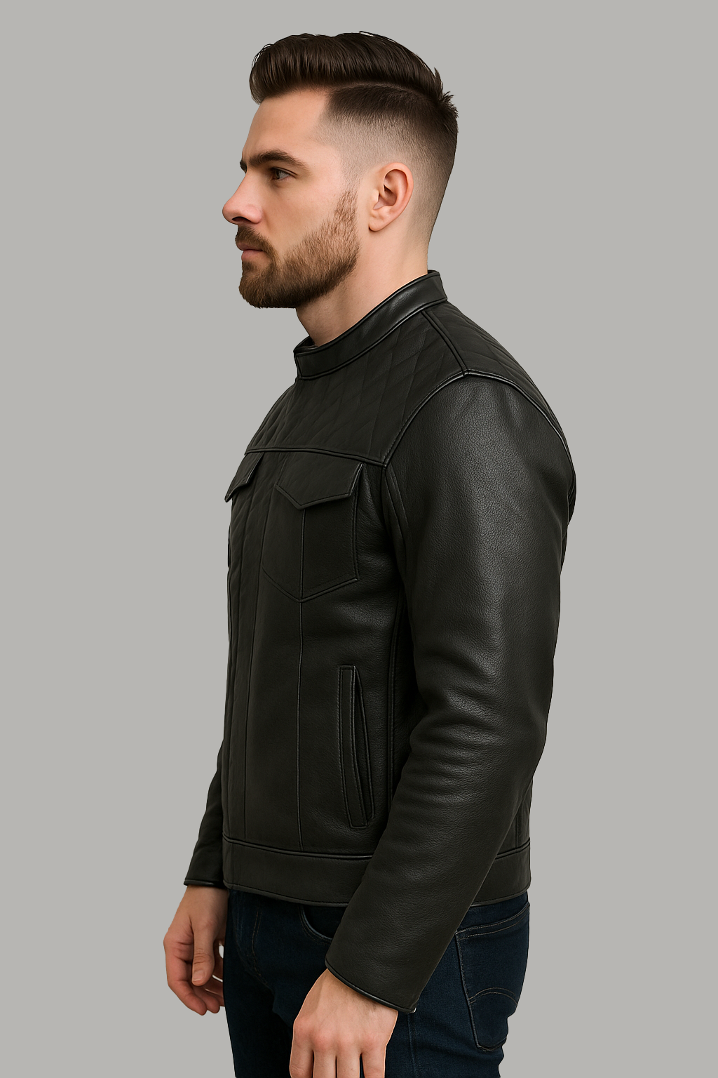 Ember Guard Men's Motorcycle leather jacket