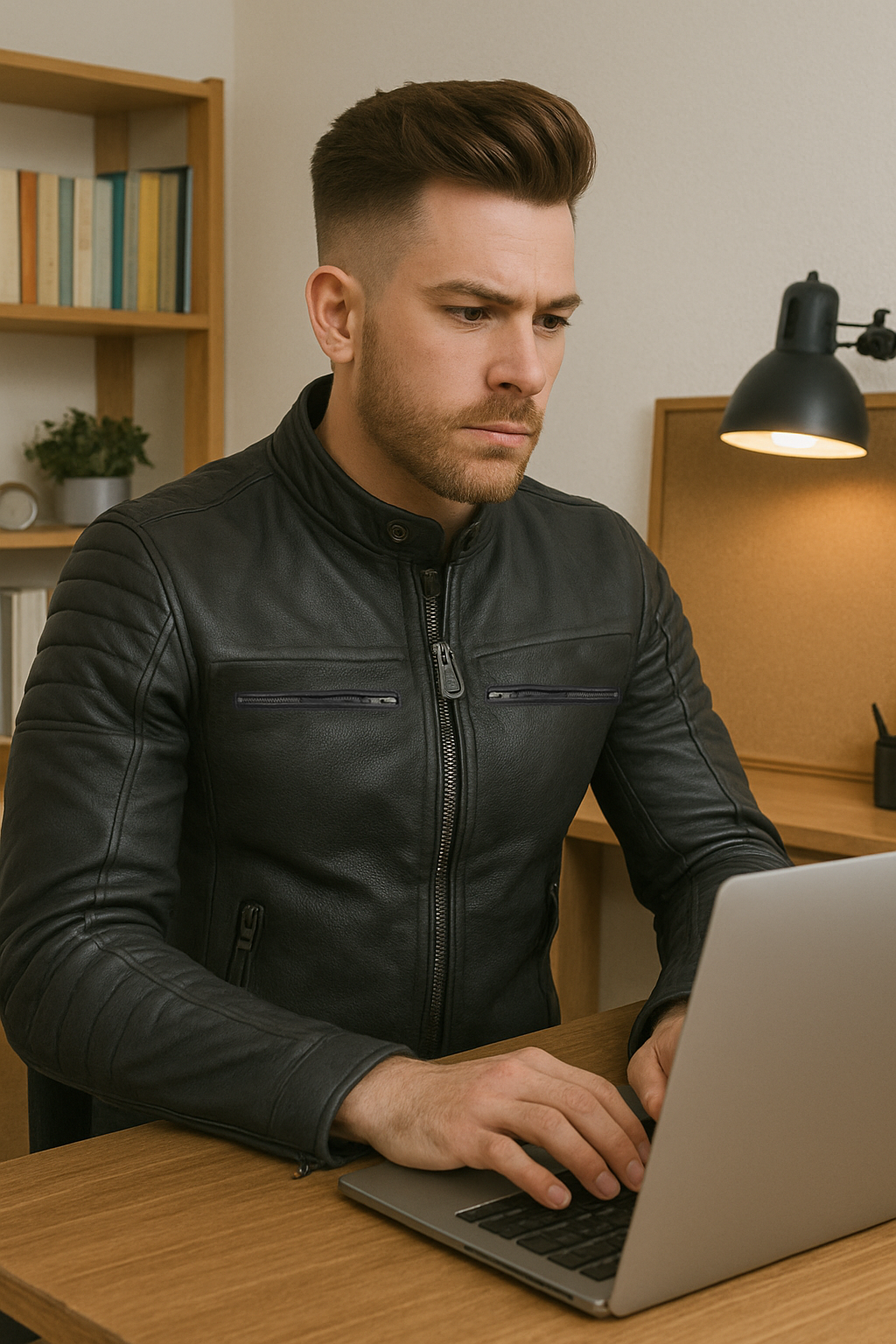 Steelcore Man's Motorcycle leather jacket