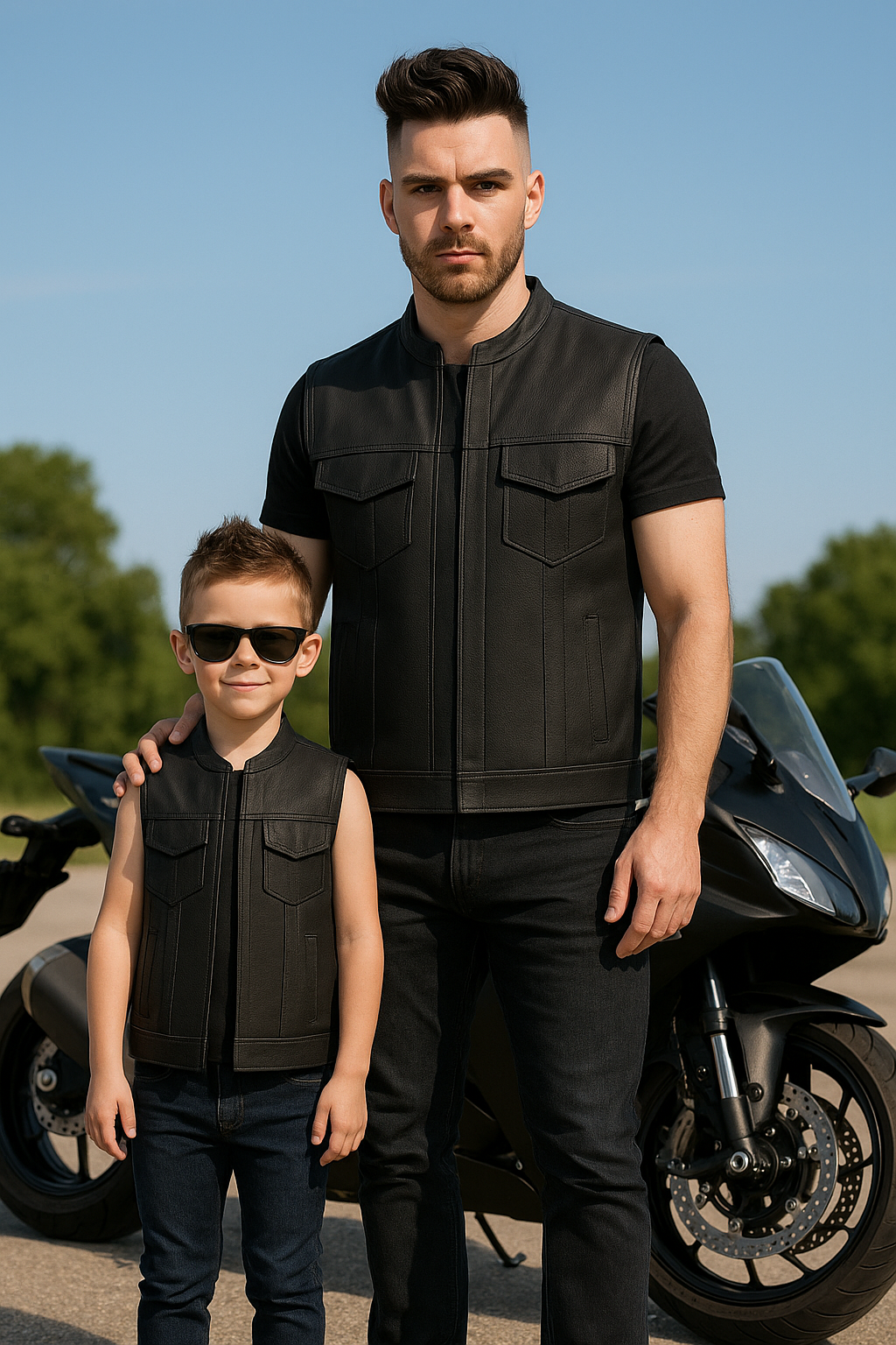 Shadow Viper - Men's Motorcycle Leather Vest